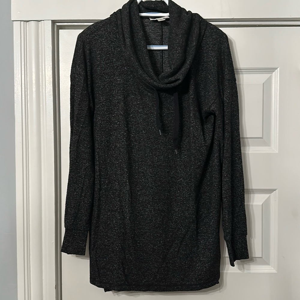 Motherhood Maternity Women's Cowl Neck Brushed Hacci Tunic